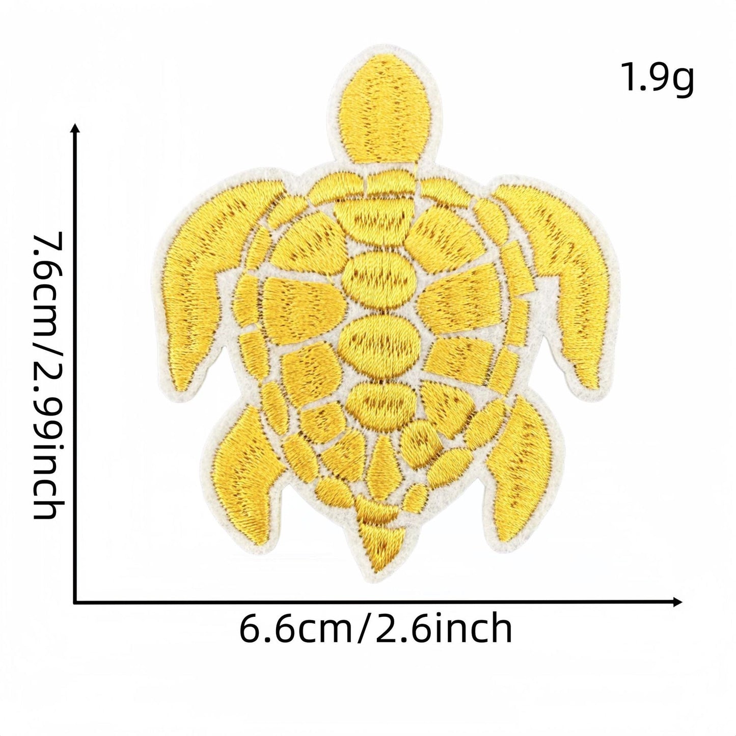 colorful sea turtle embroidered patches animal design iron on