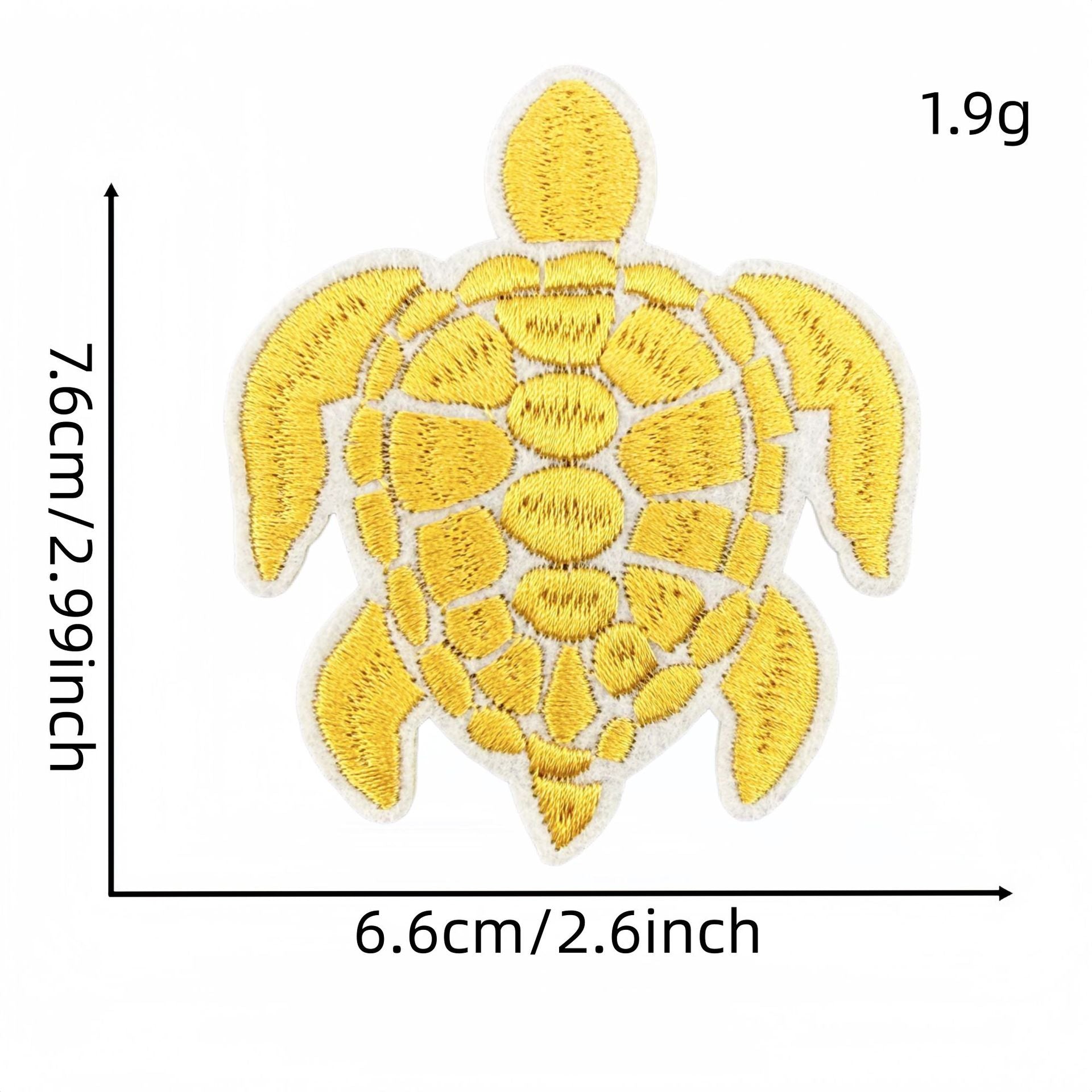 colorful sea turtle embroidered patches animal design iron on