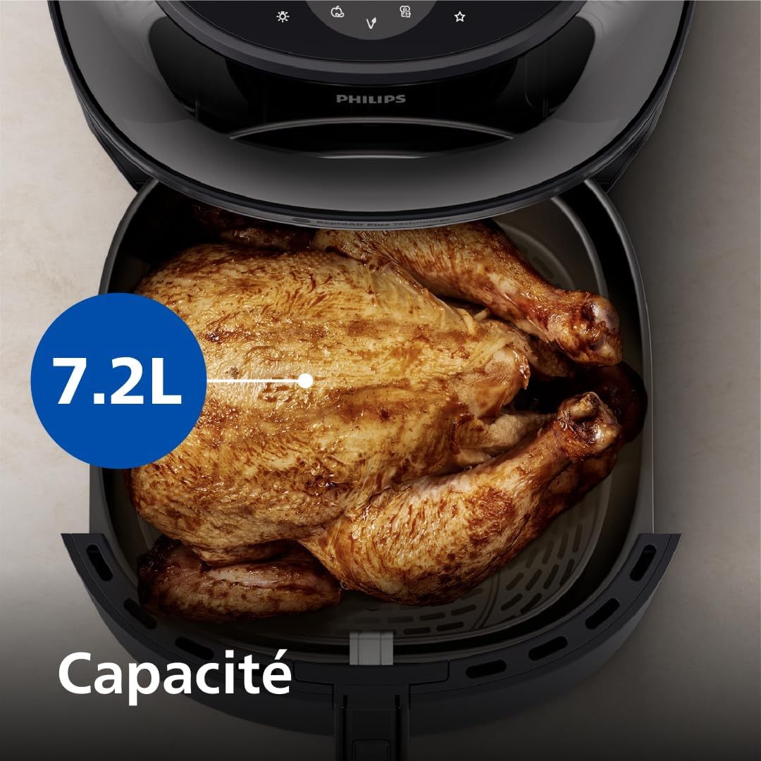 2026 Friteuse à air Philips série 3000 7,2 L, fenêtre de cuisson, friteuse 16 en 1