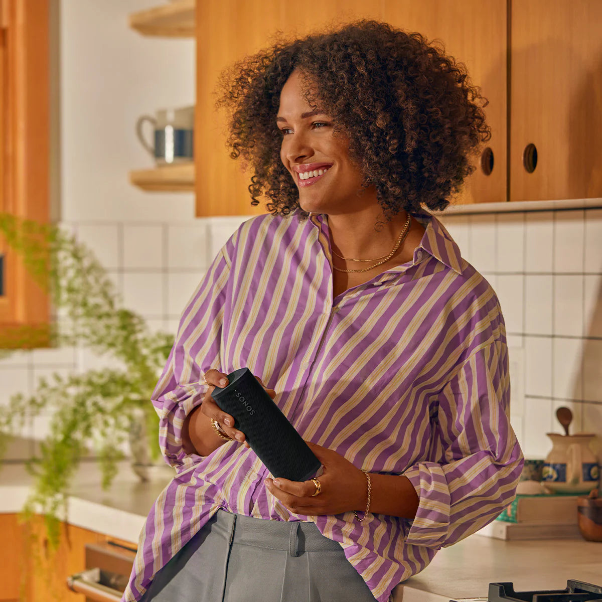 2026 Pack Portable Sonos – Move 2 et Roam 2 (Noir) : Enceintes Portables Wi-Fi et Bluetooth, Étanches, Autonomie Longue Durée, Son Stéréo Puissant