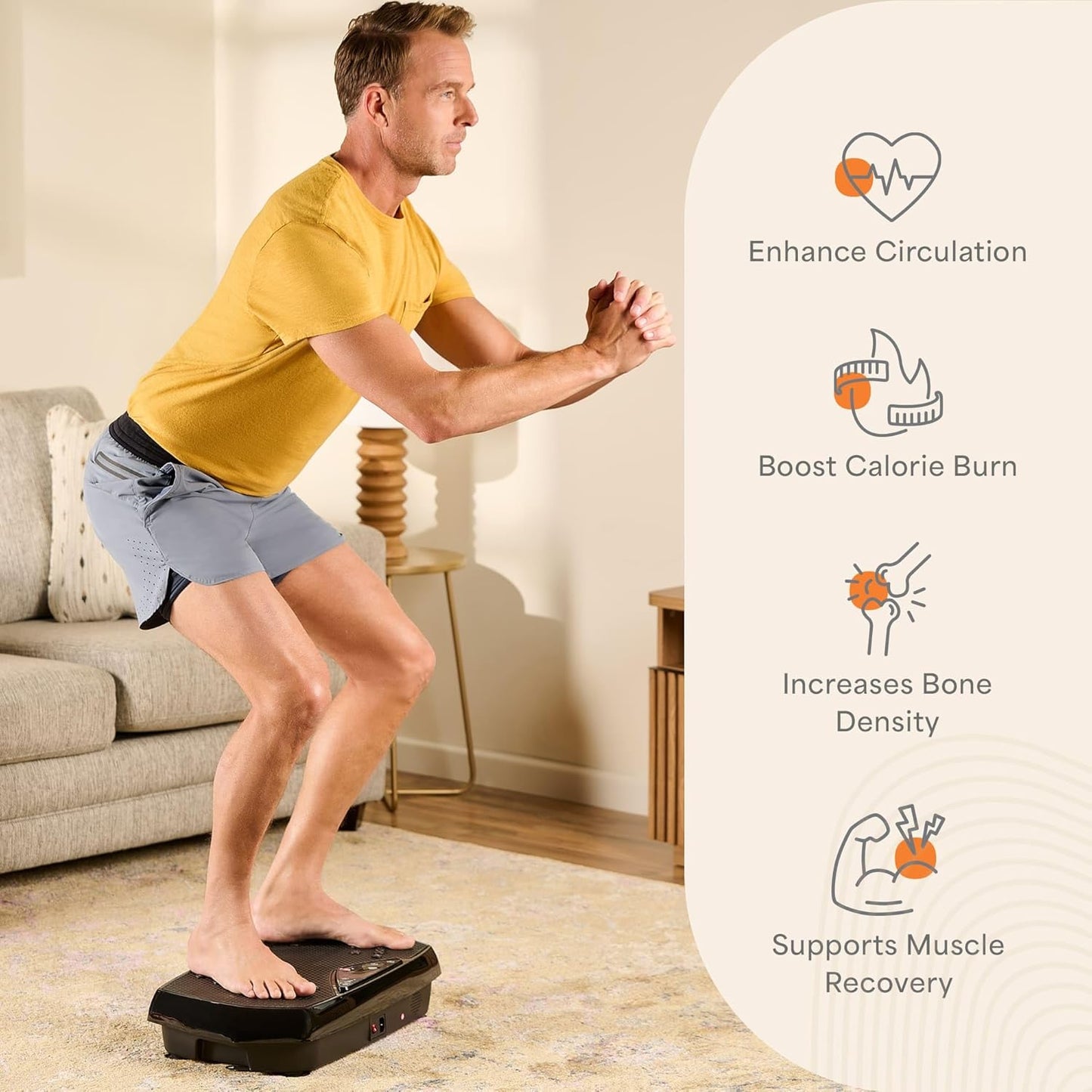 2026 Lifepro Plateforme Vibrante d’Exercice avec Points d’Acupuncture Magnétiques - Plateforme Vibrante pour Tout le Corps pour Débutants et Récupération - Massage Drainage Lymphatique pour Tonification Musculaire et Fitness Général