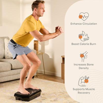2026 Lifepro Plateforme Vibrante d’Exercice avec Points d’Acupuncture Magnétiques - Plateforme Vibrante pour Tout le Corps pour Débutants et Récupération - Massage Drainage Lymphatique pour Tonification Musculaire et Fitness Général