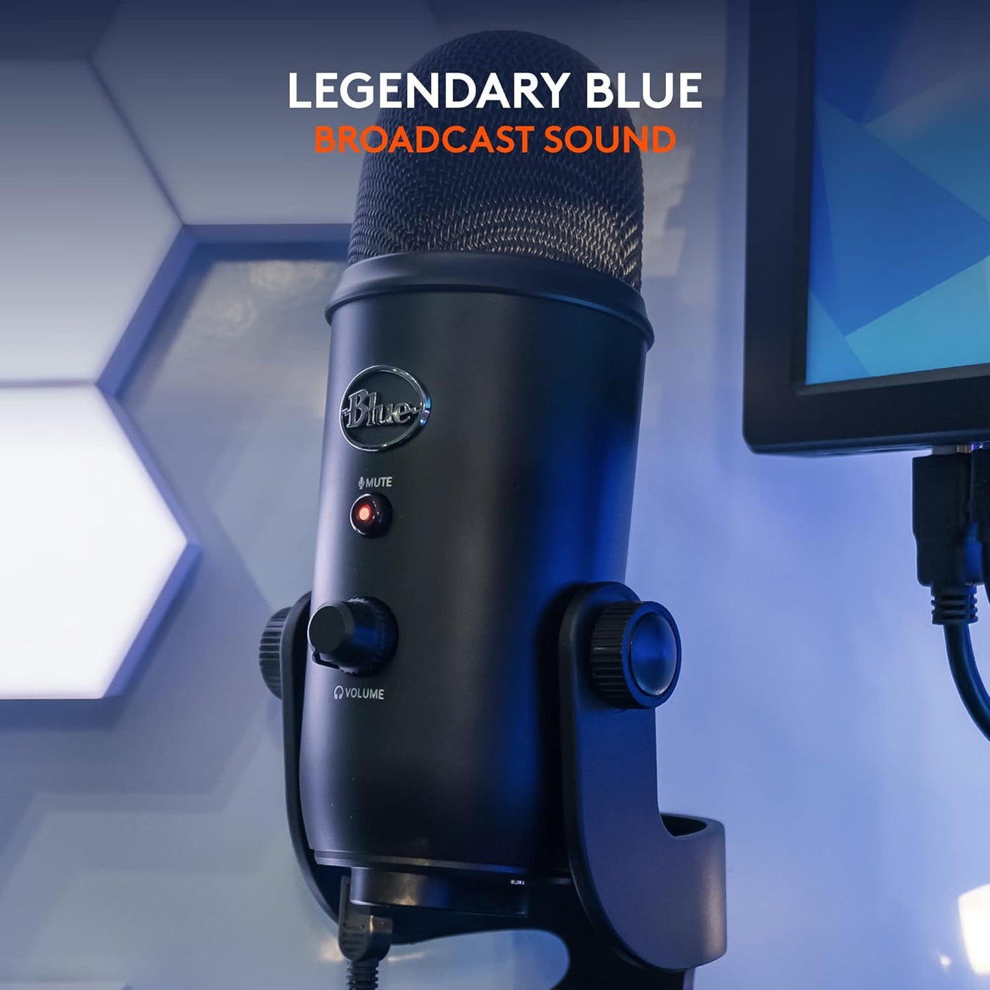 2026 Logitech for Creators Microphone USB Blue Yeti (Noir)
