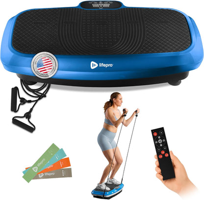 2026 Lifepro Plateforme Vibrante d’Exercice avec Points d’Acupuncture Magnétiques - Plateforme Vibrante pour Tout le Corps pour Débutants et Récupération - Massage Drainage Lymphatique pour Tonification Musculaire et Fitness Général