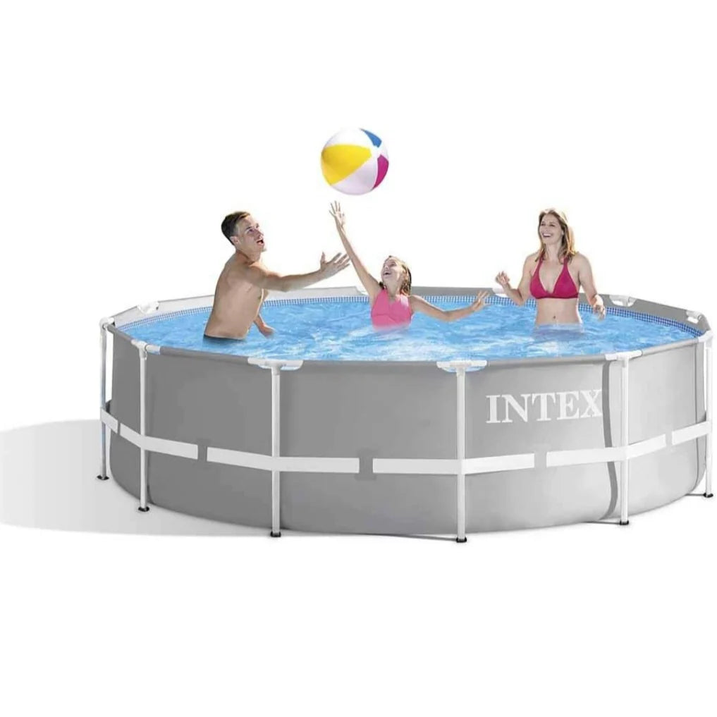 2026 Intex Prism Frame – Piscine Hors-sol 12 pieds x 39 pouces, Structure Acier, Filtre et Échelle Inclus, Édition Limitée