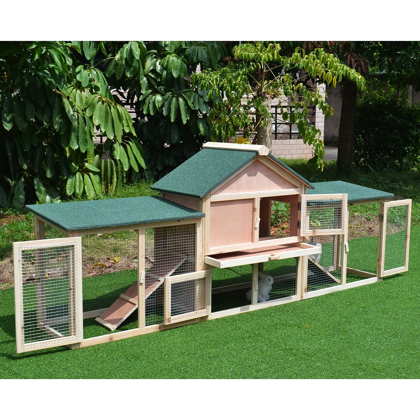 PawHut – Clapier à lapin Deluxe