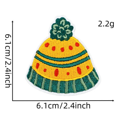 autumn harvest embroidered patches fall seasonal design iron on