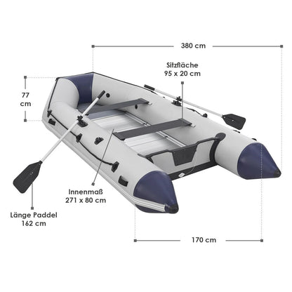 Bateau pneumatique 2026 de 3,80 m