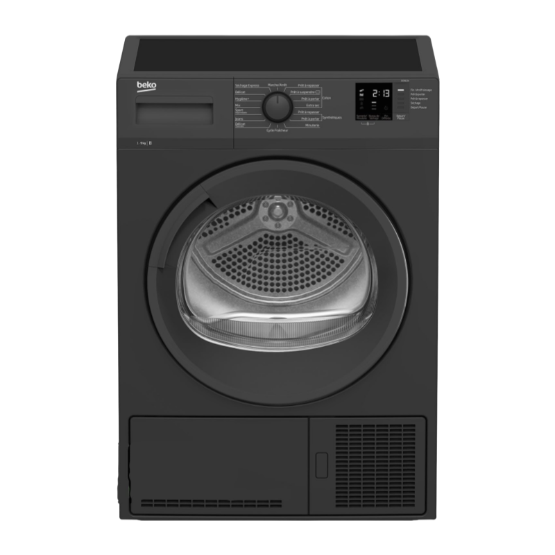 Sèche-linge BEKO DCB912A Anthracite à condensation 9 Kg Eco Sense 110l