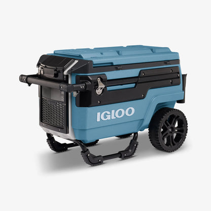 2026 Glacière Trailmate® Journey 70 Qt – Grand Modèle Tout-Terrain avec Roues Lisses, Poignée Télescopique et Isolation THERMECOOL™