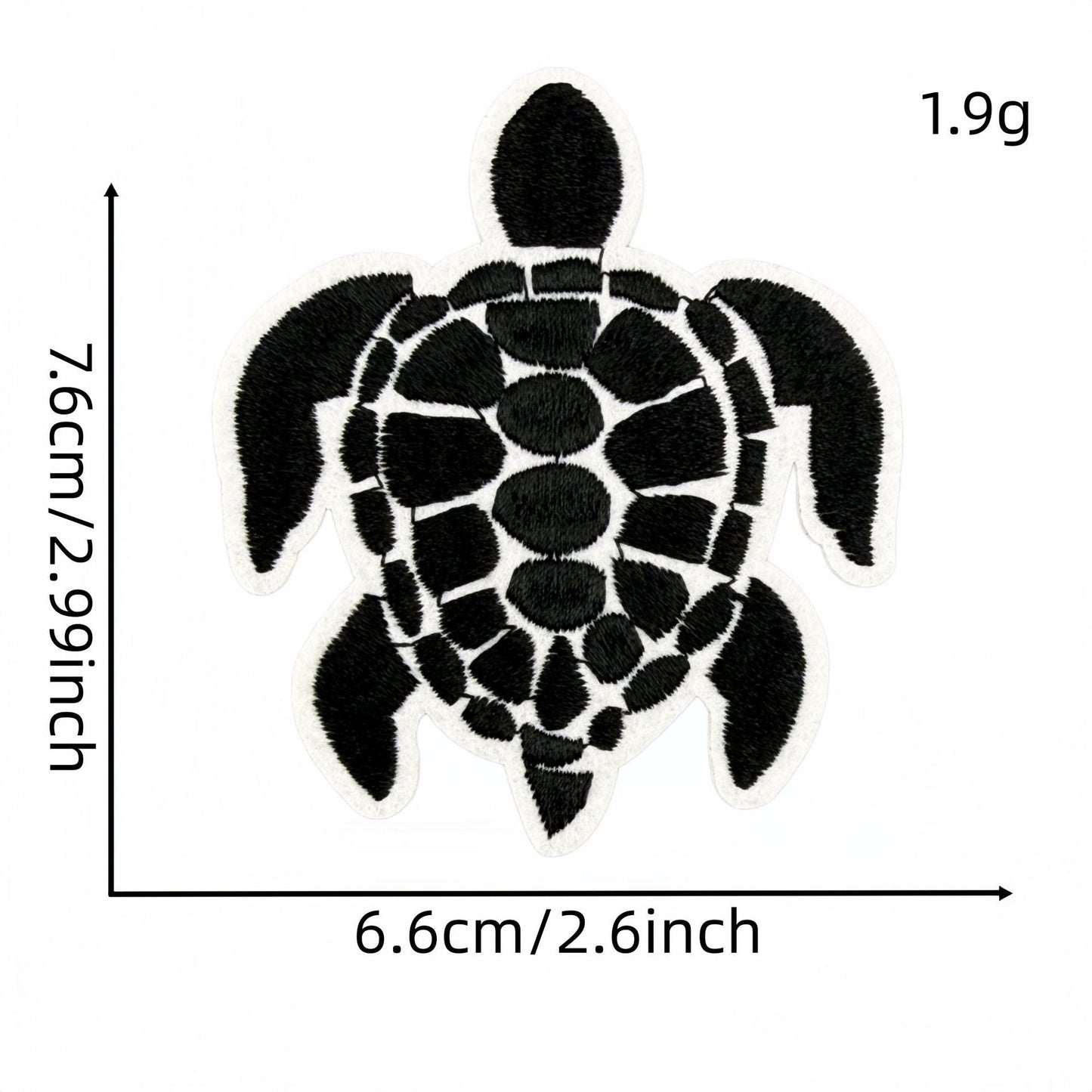 colorful sea turtle embroidered patches animal design iron on