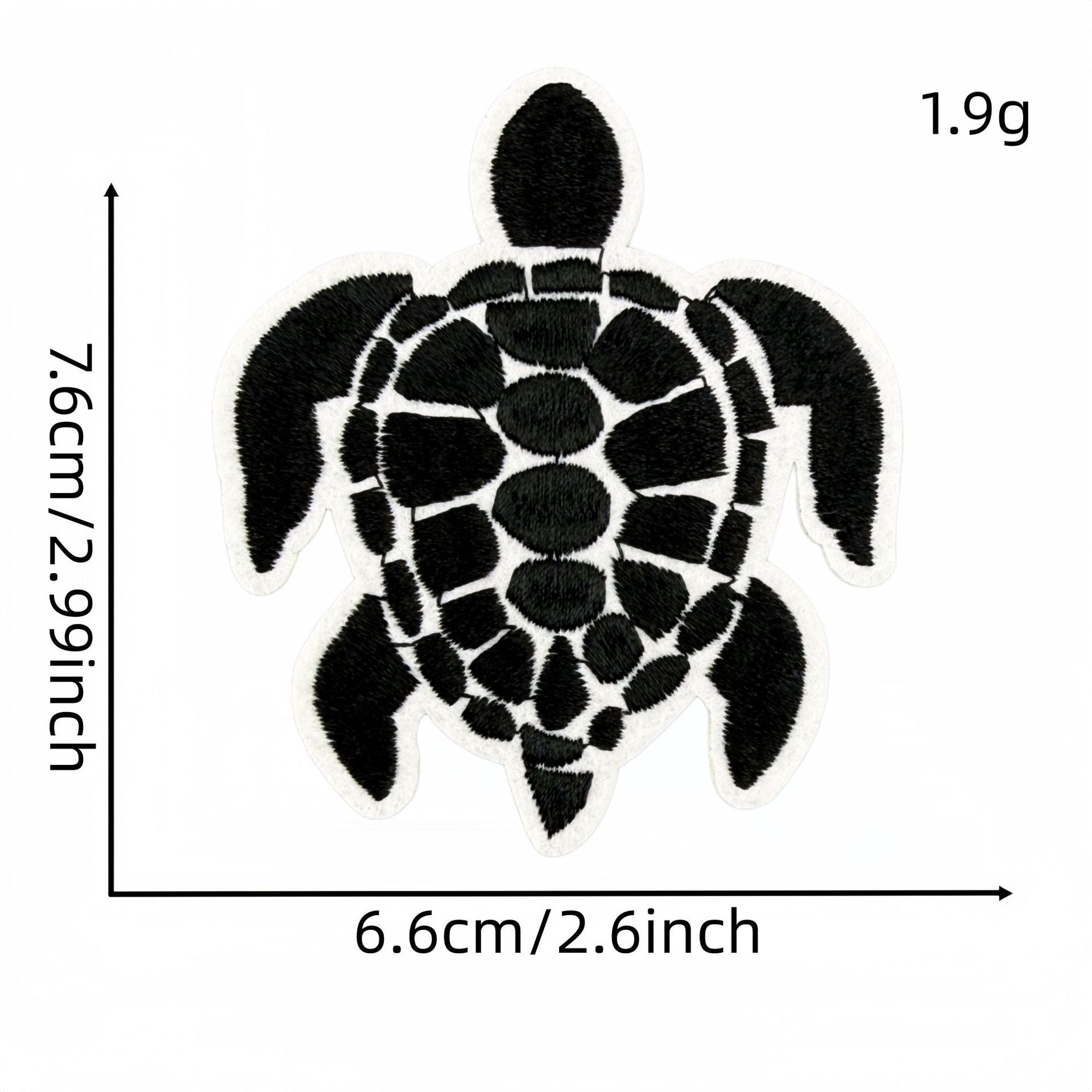 colorful sea turtle embroidered patches animal design iron on