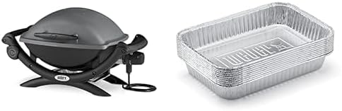 2026 Weber Q1400 – Barbecue Électrique Portable, Surface 43x32 cm, Grille Fonte Émaillée, Édition Limitée