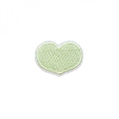 colorful spring heart embroidered patches iron on