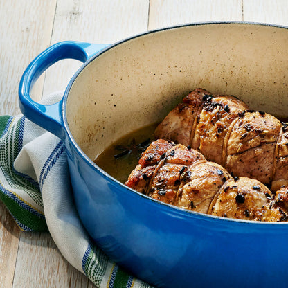2026 Le Creuset Signature Cocotte Ronde en Fonte Émaillée 13,25 Quart – Couleur Marseille