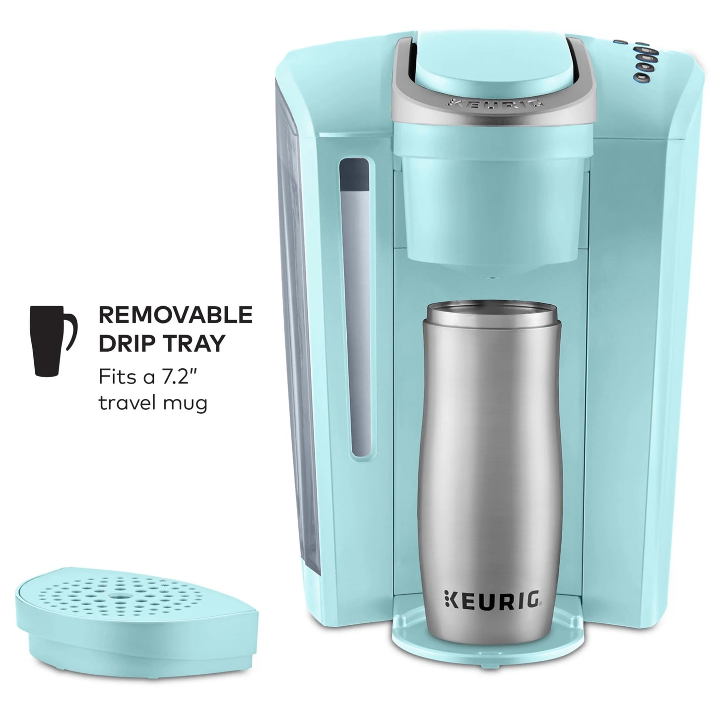 2026 Keurig K-Select Machine à Café à Dosettes K-Cup à Usage Unique, Édition Matte White – Infuseur Simple, Fonction Strong Brew et Réservoir 52 oz