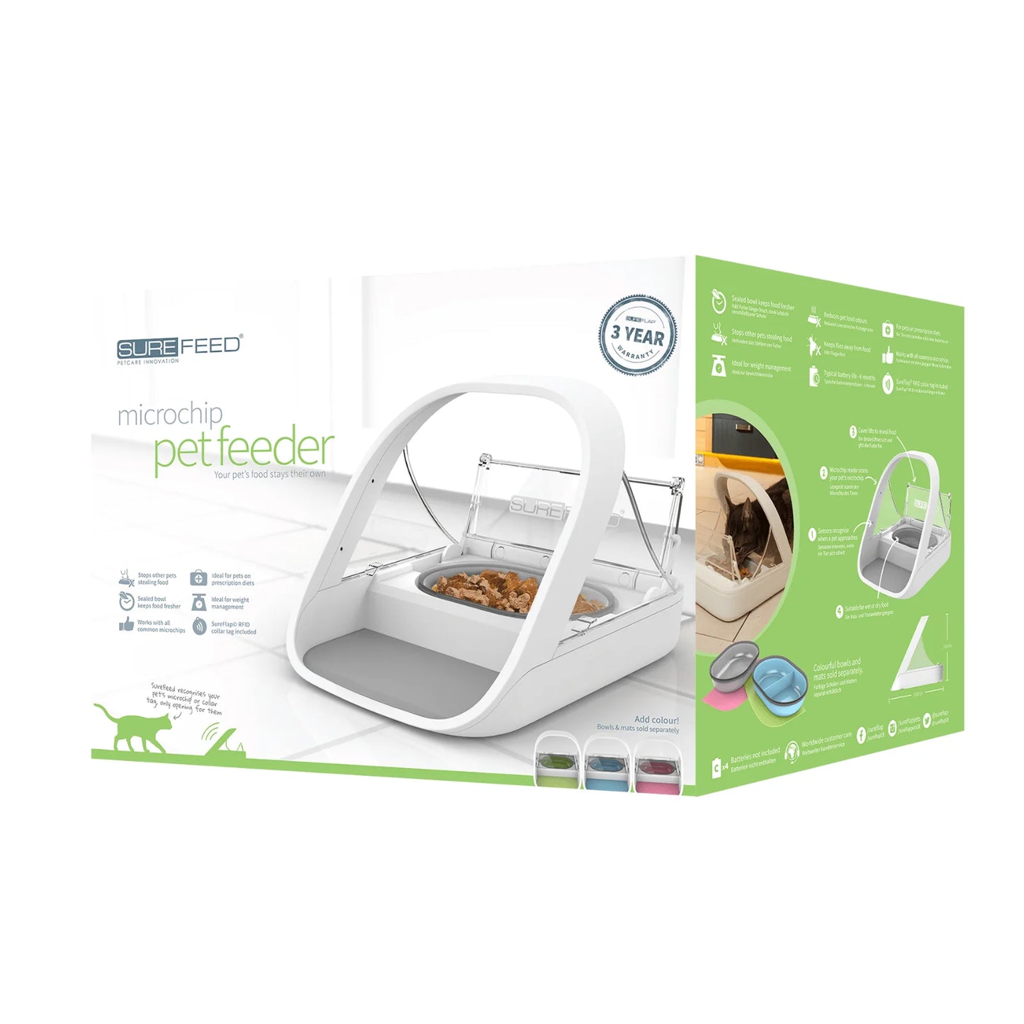 2026 Surefeed Distributeur Automatique à Microchip, Gamelle Intelligente pour Chiens et Chats