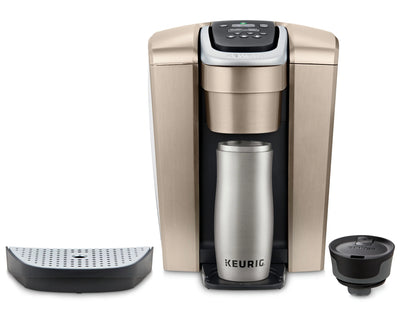 2026 Keurig K-Elite – Machine à Café à Dosettes K-Cup à Portion Unique, Finition Brossée Slate, Programmable pour Café Chaud et Glacé
