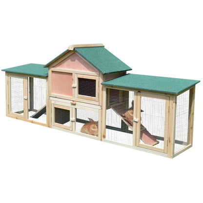 PawHut – Clapier à lapin Deluxe