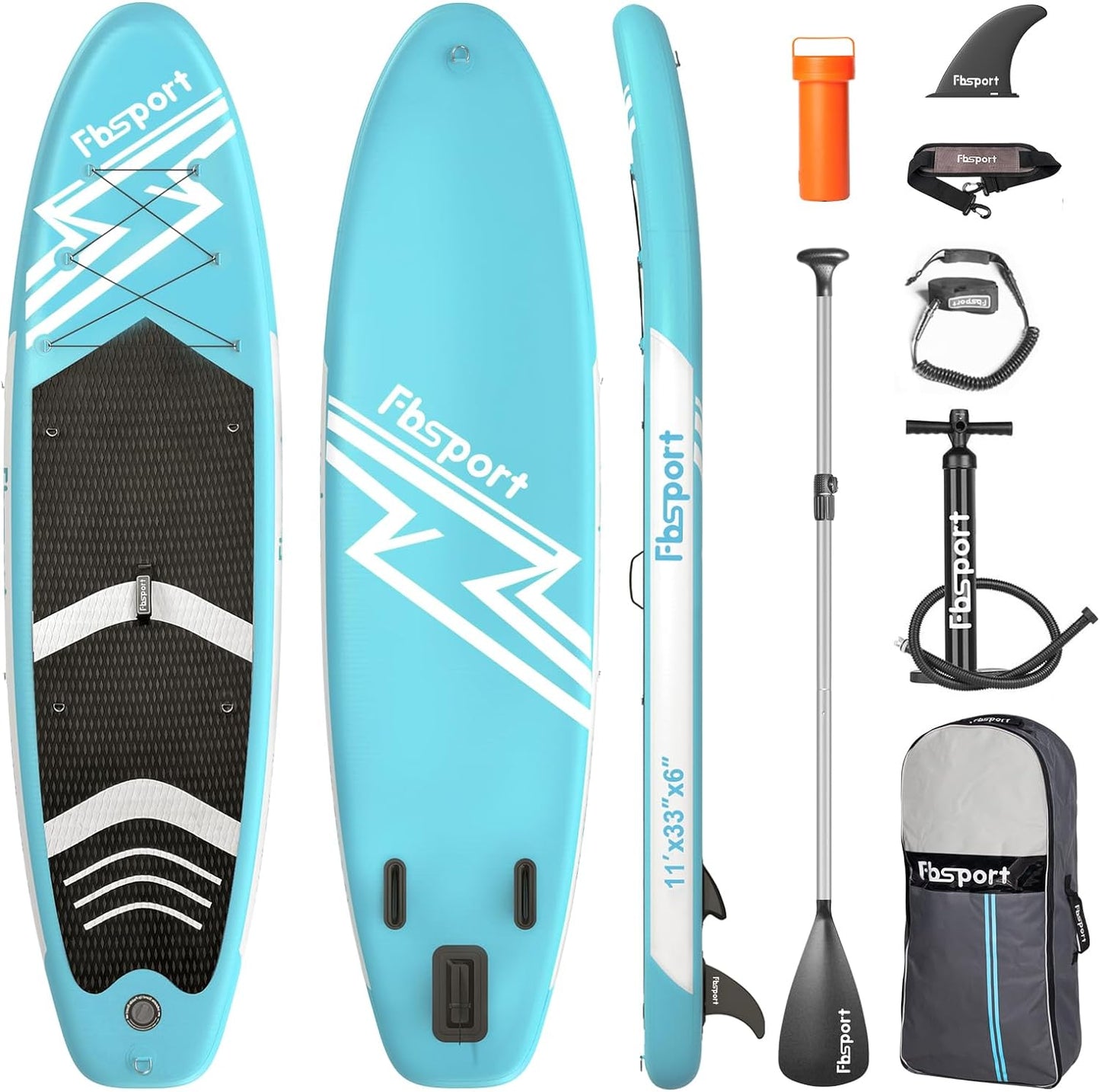 2026 Premium-Stand-Up-Paddle-Board, Yoga-Board mit strapazierfähigem SUP-Zubehör und Tragetasche | Breiter Stand, Surf-Kontrolle, rutschfestes Deck, Leine, Paddel und Pumpe für Jugendliche und Erwachsene