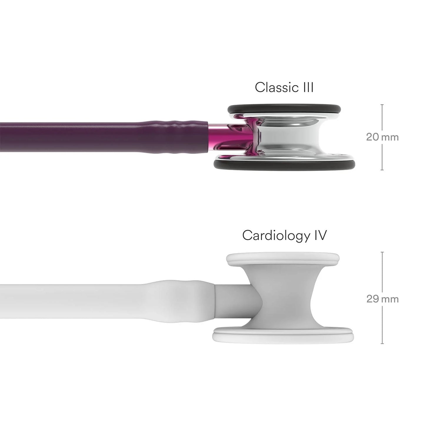 2026 Stéthoscope de Surveillance Littmann Classic III : Miroir & Prune - Tige Rose 5960