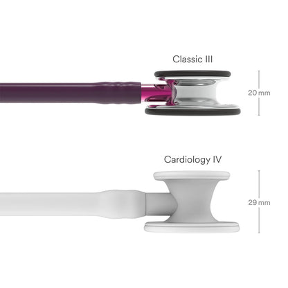 2026 Stéthoscope de Surveillance Littmann Classic III : Miroir & Prune - Tige Rose 5960