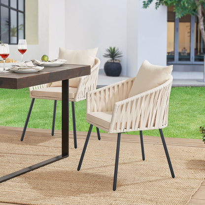 Ensemble de 2 chaises en corde 2026
