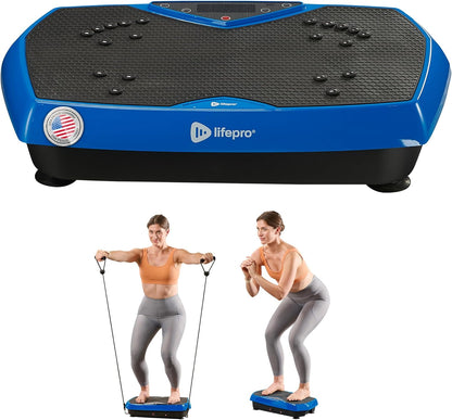 2026 Lifepro Plateforme Vibrante d’Exercice avec Points d’Acupuncture Magnétiques - Plateforme Vibrante pour Tout le Corps pour Débutants et Récupération - Massage Drainage Lymphatique pour Tonification Musculaire et Fitness Général