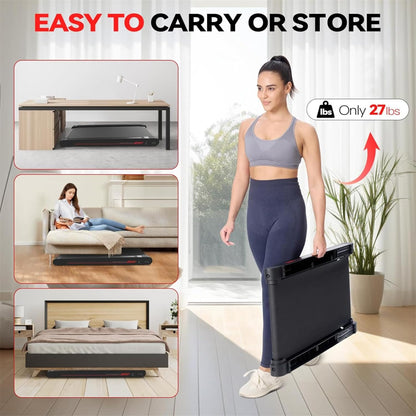 2026 Sperax Tapis de Marche Vibrant avec Application, Tapis de Course 3 en 1 Sous Bureau, 2,5HP Faible Bruit, Tapis de Marche avec Télécommande, Tapis de Course Portable pour Bureau à Domicile