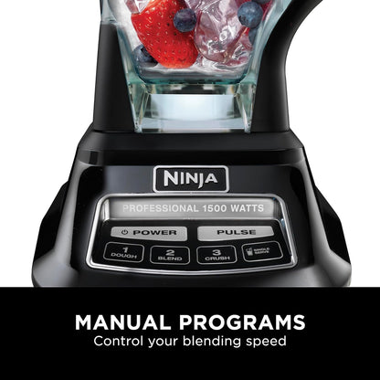 2026 Ninja Mega Kitchen System, 1500W, Blender XL 72 oz et Robot Culinaire 8 Tasses avec (2) Gobelets To-Go 16 oz, Technologie Total Crushing - Smoothies, Glace Pilée, Purées, Pâte & Plus, Noir, BL770