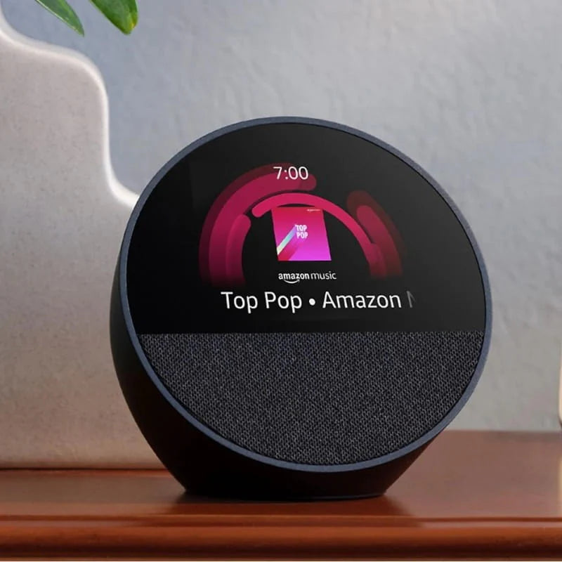 Echo Spot 2026 Noir Assistant vocal connect -