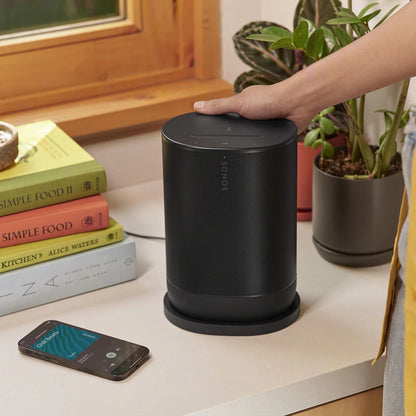 2026 Sonos Move 2 – Enceinte Portable Intelligente avec Batterie 24 Heures, Bluetooth et Wi-Fi, Résistante à l’Eau (Noir)