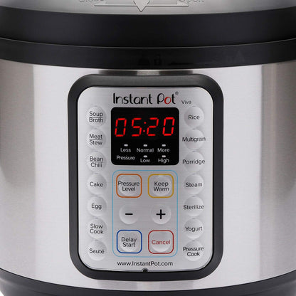 2026 Instant Pot Duo Plus 9-en-1 Multicuiseur, Autocuiseur, Slow Cooker, Cuiseur de Riz, Vapeur, Sauté, Yaourtière, Maintien au Chaud et Stérilisateur, Application Incluse avec Plus de 800 Recettes, Acier Inoxydable, 6 Quarts