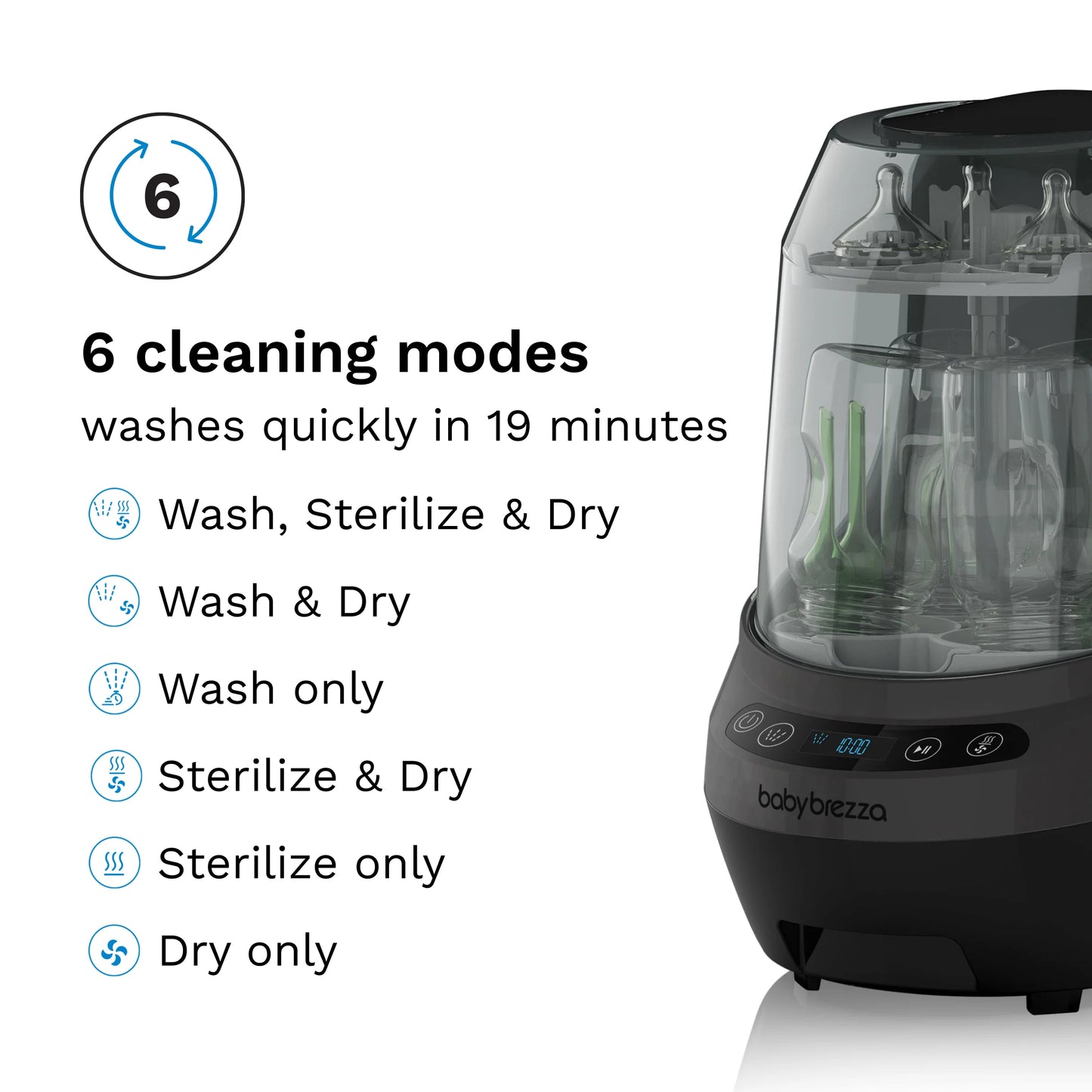 2026 Bottle Washer Pro – Lave-biberon Tout-en-Un avec Stérilisateur et Séchoir pour Bébé