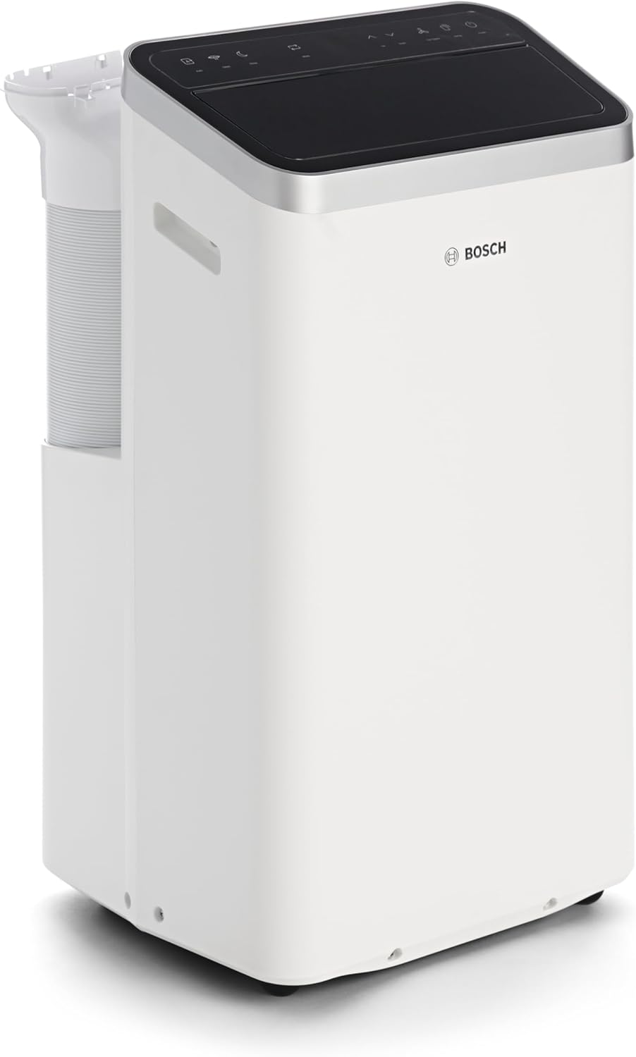 Bosch Cool 4000 Portable AC - 3 en 1 : Climatiseur, Déshumidificateur, Ventilateur - 2,6 kW pour les pièces jusqu'à 35m² - Avec Mode Auto, Mode Silencieux et Mode Veille (48 db (A)) [Classe A+]