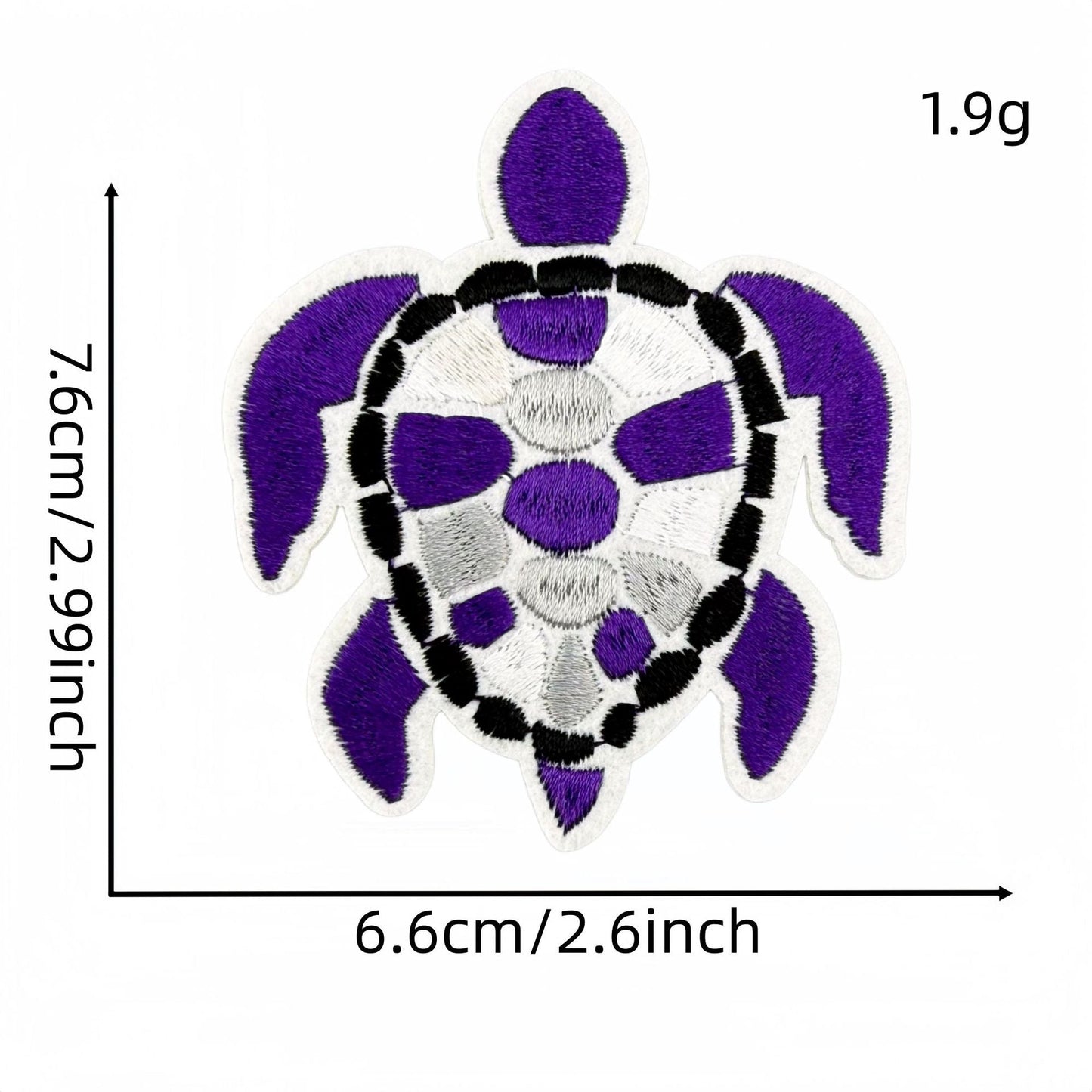 colorful sea turtle embroidered patches animal design iron on