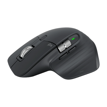 2026 Logitech Souris sans fil MX Master 3S Performance — Graphite, précision avancée, clics silencieux et défilement MagSpeed