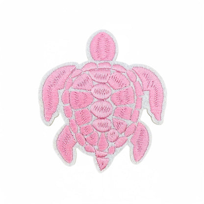 colorful sea turtle embroidered patches animal design iron on