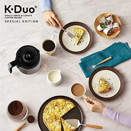 2026 Keurig K-Duo Édition Spéciale – Machine à Café Tasse & Carafe, Finition Argentée, Brassage Fort, Édition Limitée