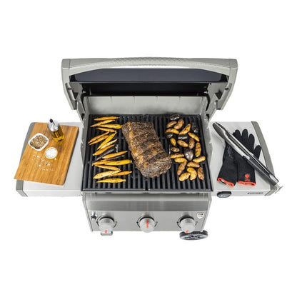 2026 Weber Spirit II E-310 GBS – Grill à Gaz Acier Inoxydable 3 Brûleurs, Gourmet Barbecue System, Édition Limitée