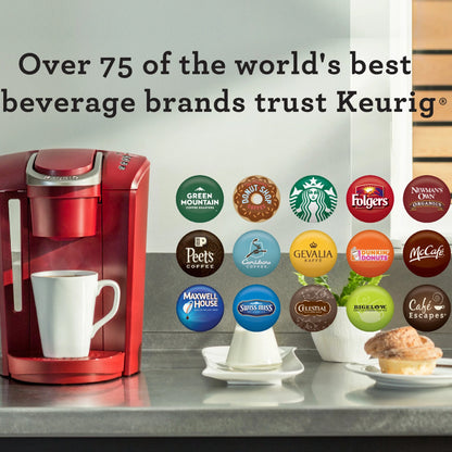2026 Keurig K-Select Machine à Café à Dosettes K-Cup à Service Unique – Édition Vintage Rouge, Grand Réservoir et Fonction Strong Brew pour un Café Plus Intense