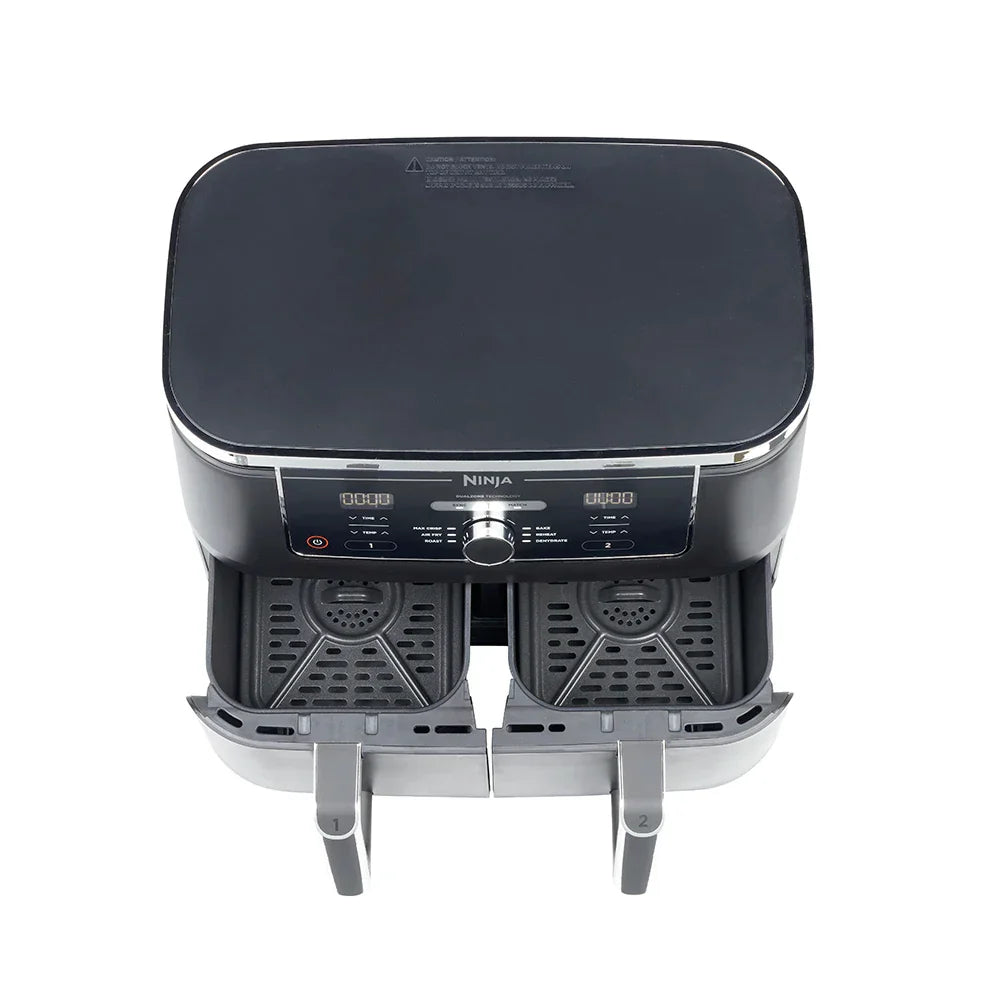 2026 Friteuse à air double zone 9,5 L Ninja Foodi Max grande capacité avec deux tiroirs indépendants