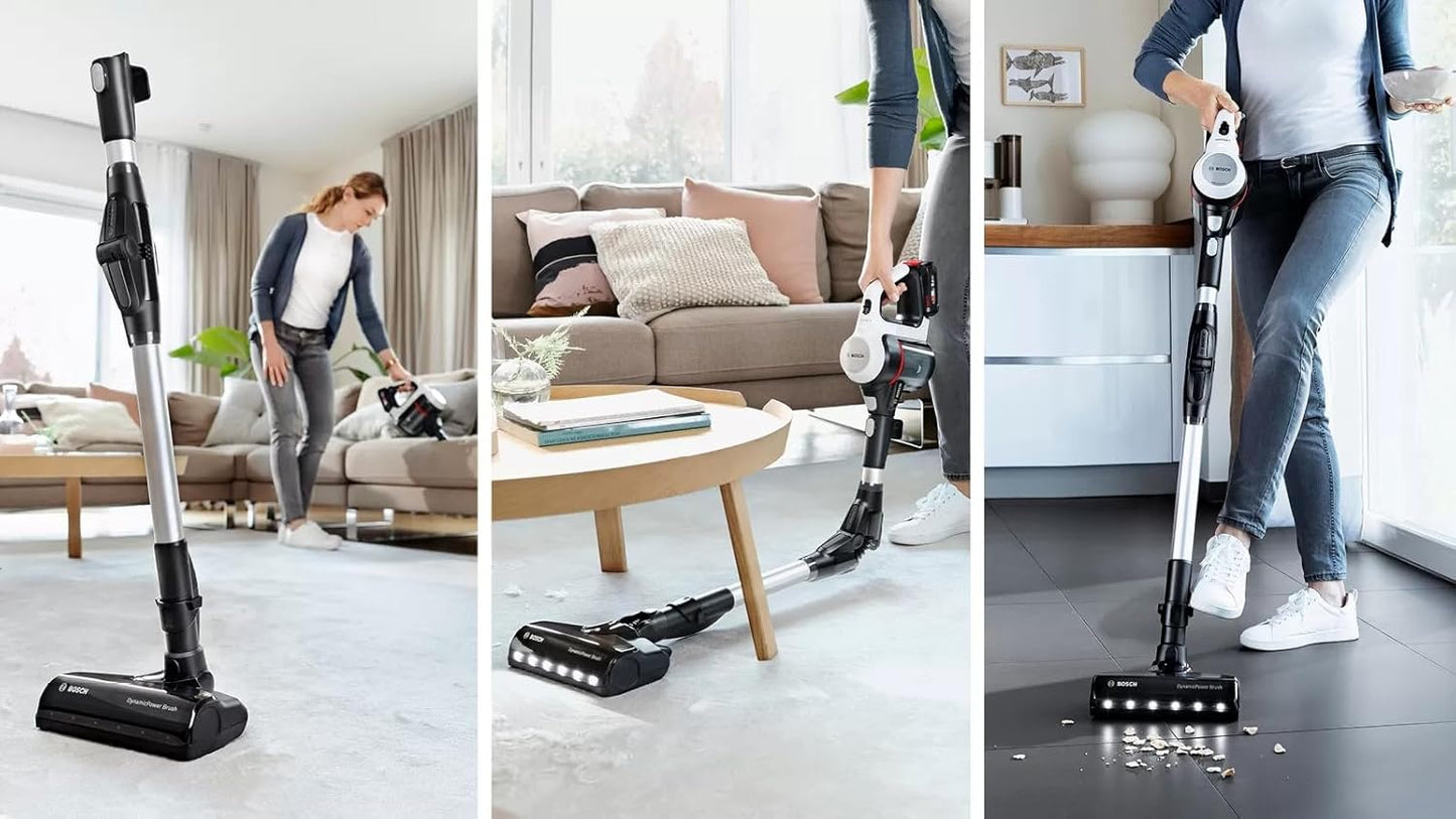 2026 Bosch Unlimited 7 BCS711XXL Aspirateur sans fil 18 V 0,3 L 82 dB Blanc