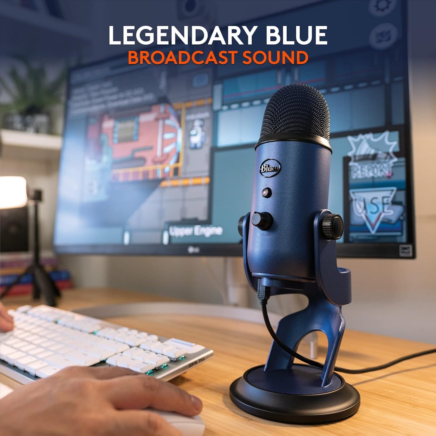 2026 Logitech for Creators Microphone USB Blue Yeti (Noir)