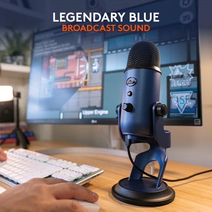 2026 Logitech for Creators Microphone USB Blue Yeti (Noir)