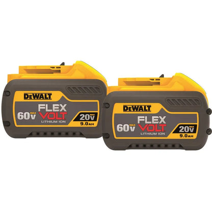 2026 DEWALT DCB609-2 – Pack 2 Batteries FLEXVOLT 20V/60V MAX 9,0 Ah, Haute Puissance, Édition Limitée