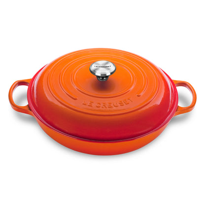 2026 Le Creuset Signature Cocotte en Fonte Émaillée 5 Quart – Couleur Flamme