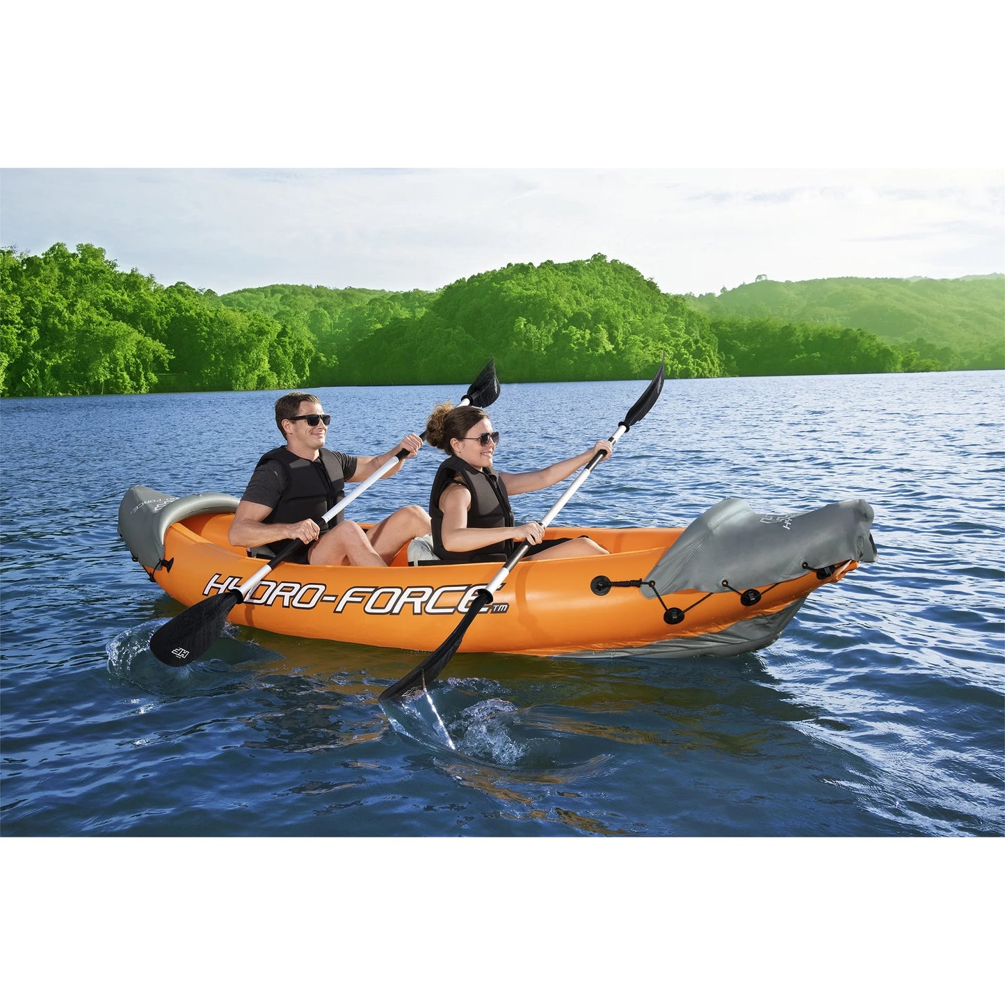 Kayak gonflable Bestway Hydro Force Lite Rapid X2 - Pack sports nautiques de plein air