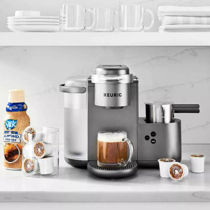 2026 Keurig K-Café Édition Spéciale – Machine à Café à Dosettes K-Cup pour Café, Latte et Cappuccino, Finition Nickel