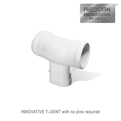2026 Intex Prism Frame Ovale – Piscine Hors-sol 6,1 x 3,05 m, Cadre Acier Robuste, Pompe et Échelle Incluses, Édition Limitée